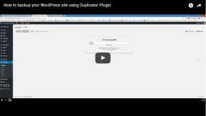 How to use duplicator plugin