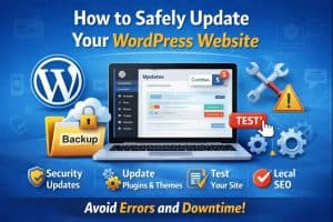 update wordpress website