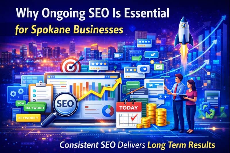 SEO benefits for Spokane businesses illustrated